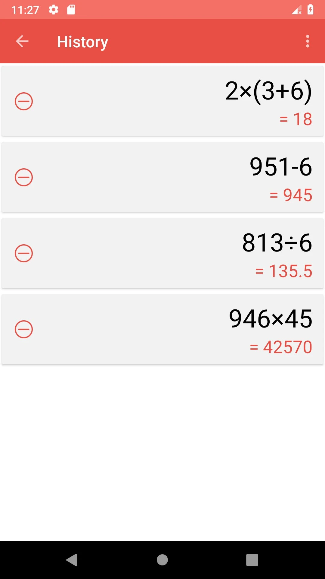 Calculator screenshot